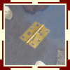 Strong Butt Hinges Button Tip